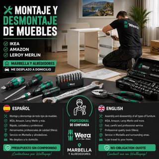 MONTAJE Y DESMONTAJE DE MUEBLES