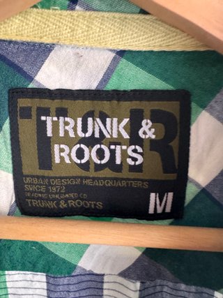 Camisa cuadros Trunk & Roots manga corta