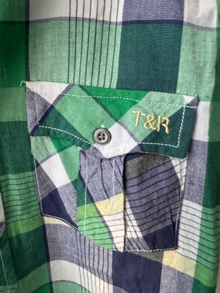 Camisa cuadros Trunk & Roots manga corta
