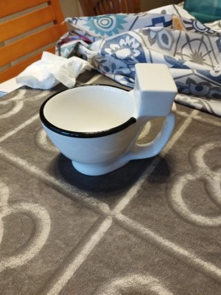 Taza con forma de váter