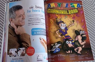 Revista oficial Carnaval Santa Cruz  Tenerife 2010