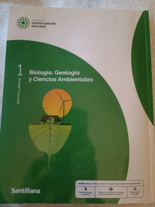 Biología, Geología y Ciencias Ambientales 1 Bac...