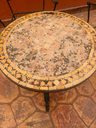 Conjunto de mesa Jardín Hierro Forjado