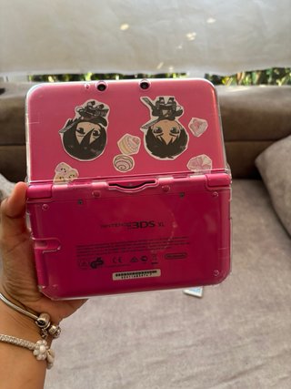 Nintendo 3DS XL Rosa completa