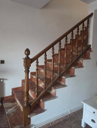 Barandilla Escalera Madera Maciza
