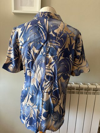 Blusa/camisa estampada floral vintage