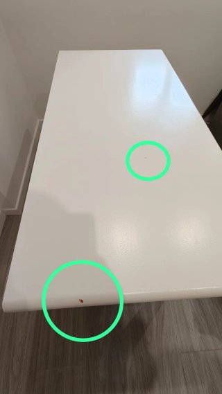 Mesa Escritorio blanco con cajones y silla