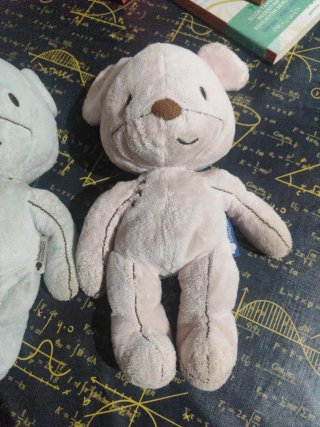 2 Peluches Kiconico Imaginarium Rosa y Azul