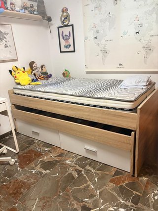 Cama nido con cajones