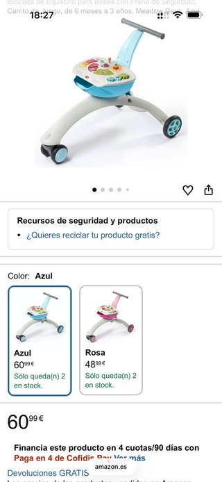Correpasillos Tiny Love 5 en 1