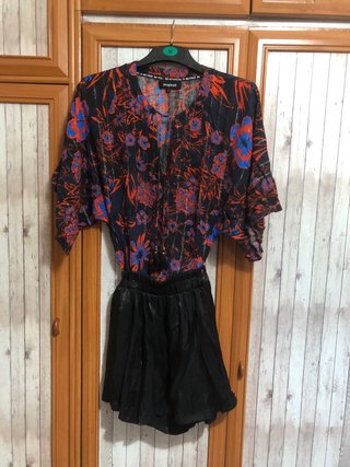 Blusa Desigual Estampada Talla M