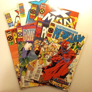 X-men lote 25 grapas