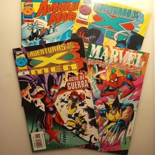 X-men lote 25 grapas