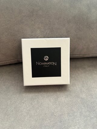 Pulsera Nomination Ancla Negra y Plateada