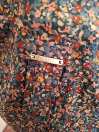 Camisa estampada floral hombre