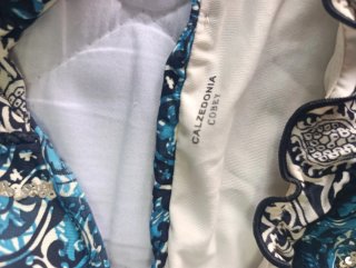 Bikini Calzedonia estampado azul push Up