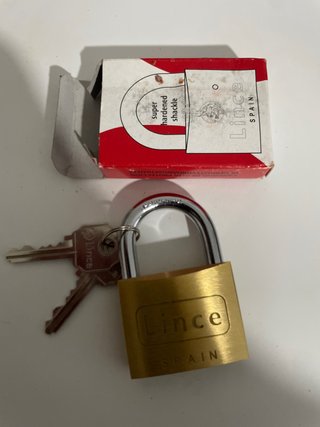 Candado Linces España con 2 llaves