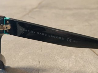 Occhiali da sole Marc Jacobs neri e turchesi