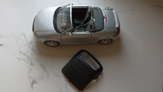 Maqueta Audi TT Plata