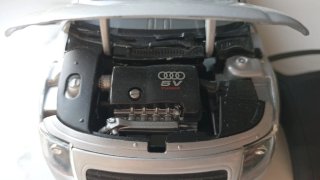 Maqueta Audi TT Plata