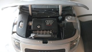 Maqueta Audi TT Plata
