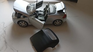 Maqueta Audi TT Plata