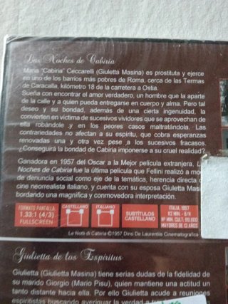 Pack DVD: Las Noches de Cabiria y Giulietta