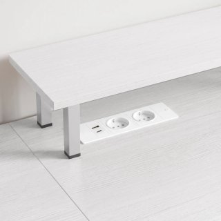 Scrivania da Gaming LED con Cassetti