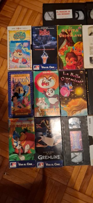 Lote Películas Disney VHS