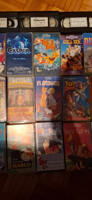 Lote Películas Disney VHS