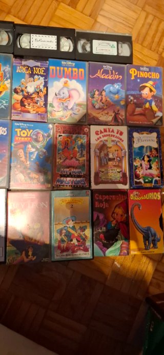 Lote Películas Disney VHS