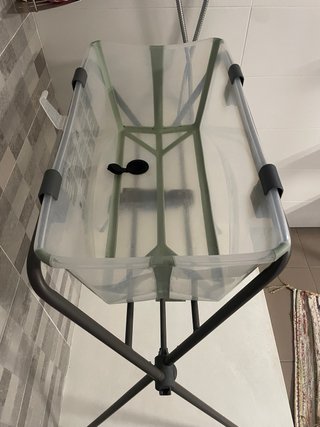 Bañera plegable bebé con patas