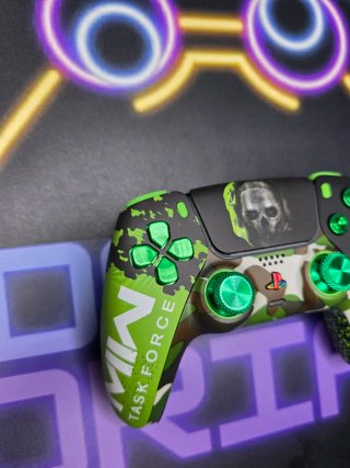 Mando PS5 Personalizado Camuflaje Ghost scuff