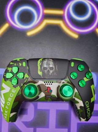 Mando PS5 Personalizado Camuflaje Ghost scuff
