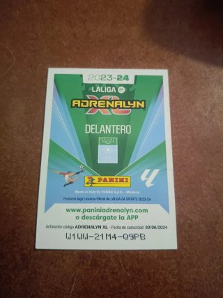 Carta Fútbol Adrenalyn XL