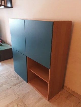 Módulo Besta Ikea 120x128x39.5