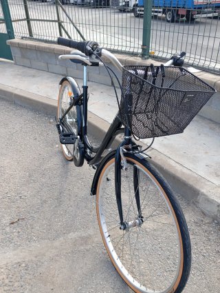 Bicicleta Decathlon Elops 100 Negra.Talla M