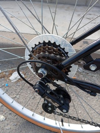 Bicicleta Decathlon Elops 100 Negra.Talla M