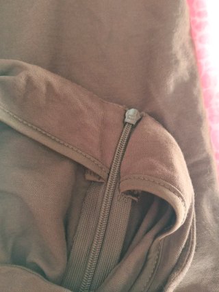 Pantalón fluido Mango marrón