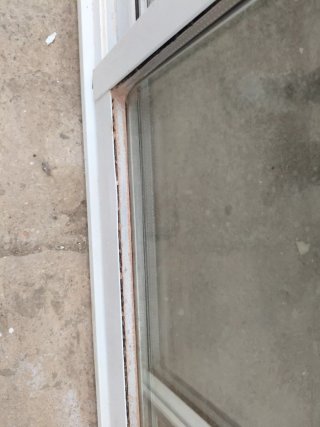 Ventana corredera aluminio blanca