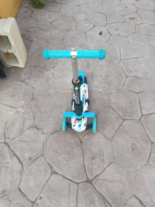 Patinete infantil 3 ruedas azul