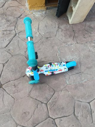 Patinete infantil 3 ruedas azul