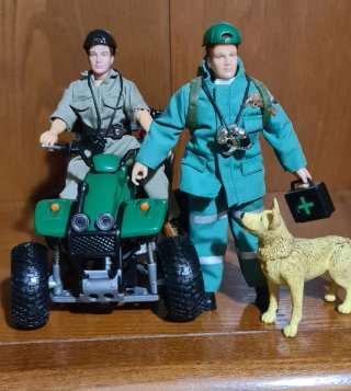 2 Madelman figuras acción militar