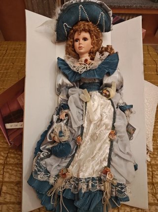 Bambola porcellana Adélie Creation NUOVA