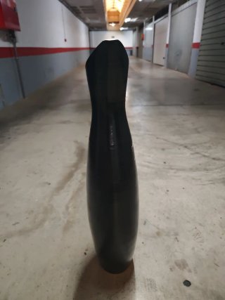 Jarrón Alto Negro Mate 90cm