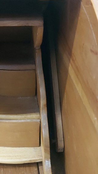 Escritorio Francés Antiguo Bureau Persiana