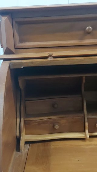 Escritorio Francés Antiguo Bureau Persiana