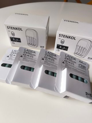IKEA Cargador pilas Ikea STENKOL - nuevo