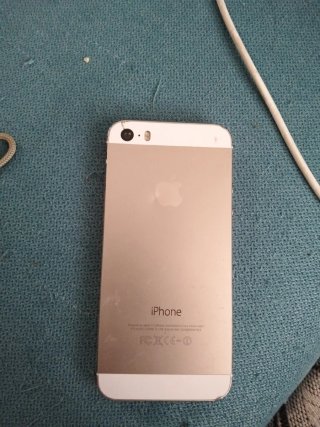 iPhone 5 Dorado/Plateado Para piezas