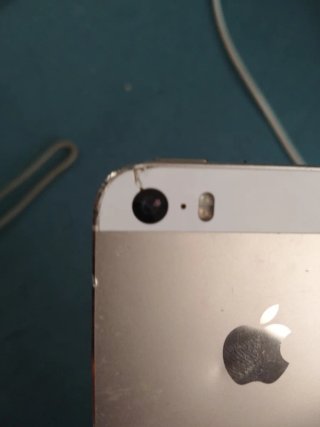 iPhone 5 Dorado/Plateado Para piezas